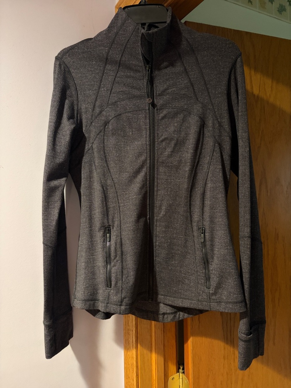 Women's Dark Gray Herringbome Lilulemon Define Jacket